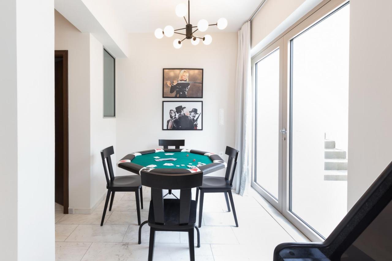 Lux Villa Mia With Heated Pool, 2Km To Beach & Childrens Area! Mikro Metochi ภายนอก รูปภาพ